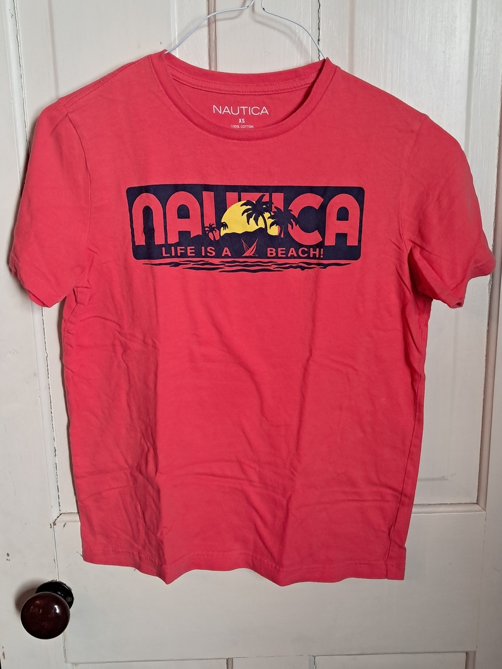 Nautica Men’s Coral Graphic Tee - Life Is A Beach